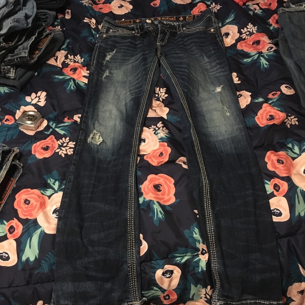 Cute rock revival jeans